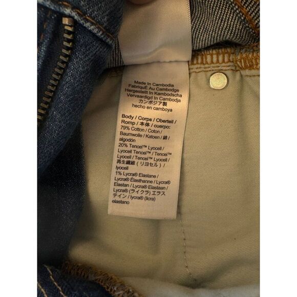 J.Crew Demi Boot Crop Jeans Frayed Cuff Med Rinse Sz 24 EUC Preppy Denim Goals - Picture 6 of 9